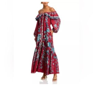 NEW with Tags FARM Rio Tropical Landing Off-the-Shoulder Dress